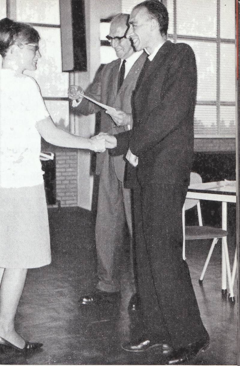Diploma-uitreiking 1964